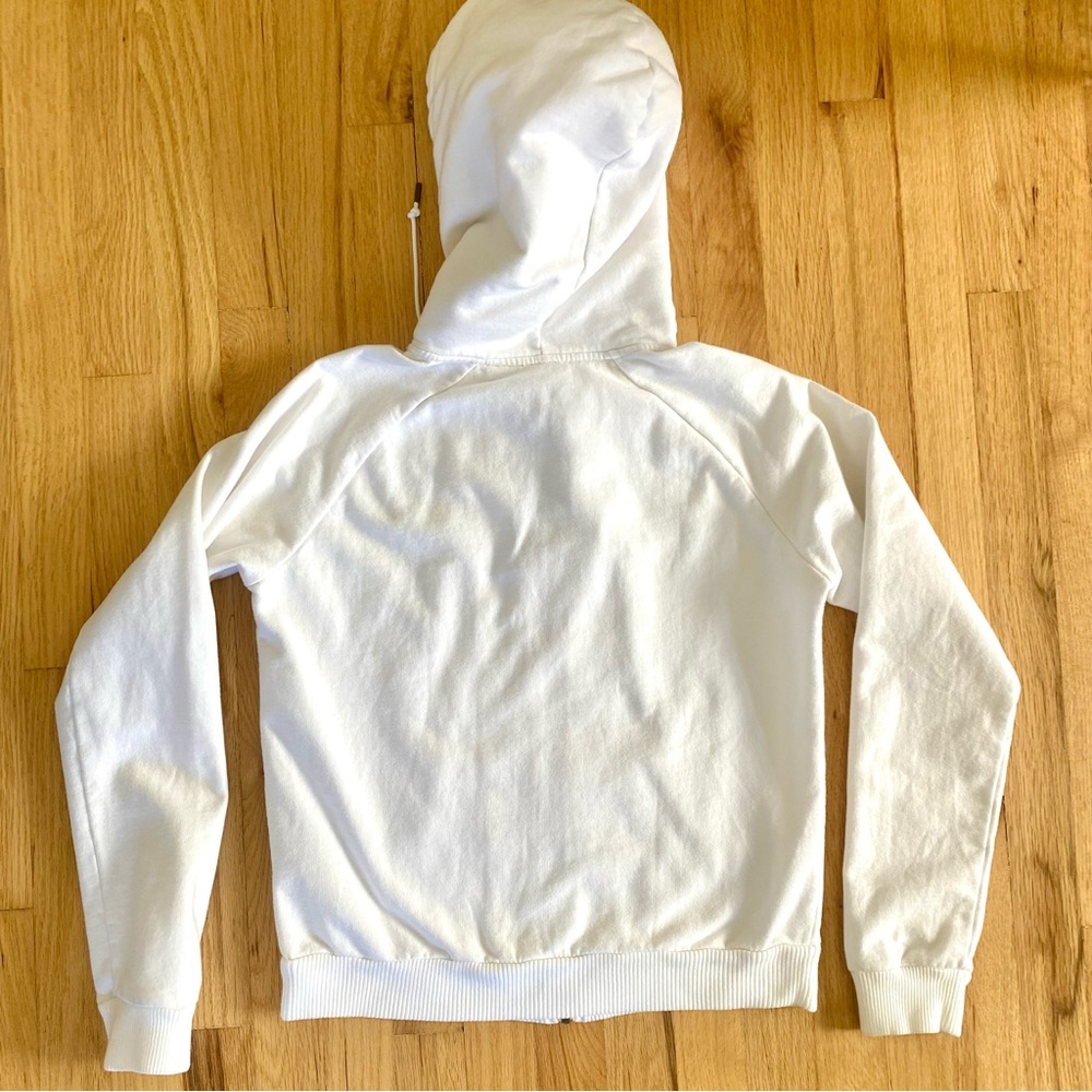 L.A.M.B. Gwen Stefani Vintage Y2K White Gramophone Zip-Up Hoodie - Picture 8 of 12